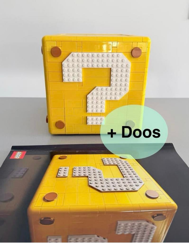 LEGO Super Mario 64 Vraagtekenblok (71395) + Doos, Ophalen of Verzenden, Zo goed als nieuw