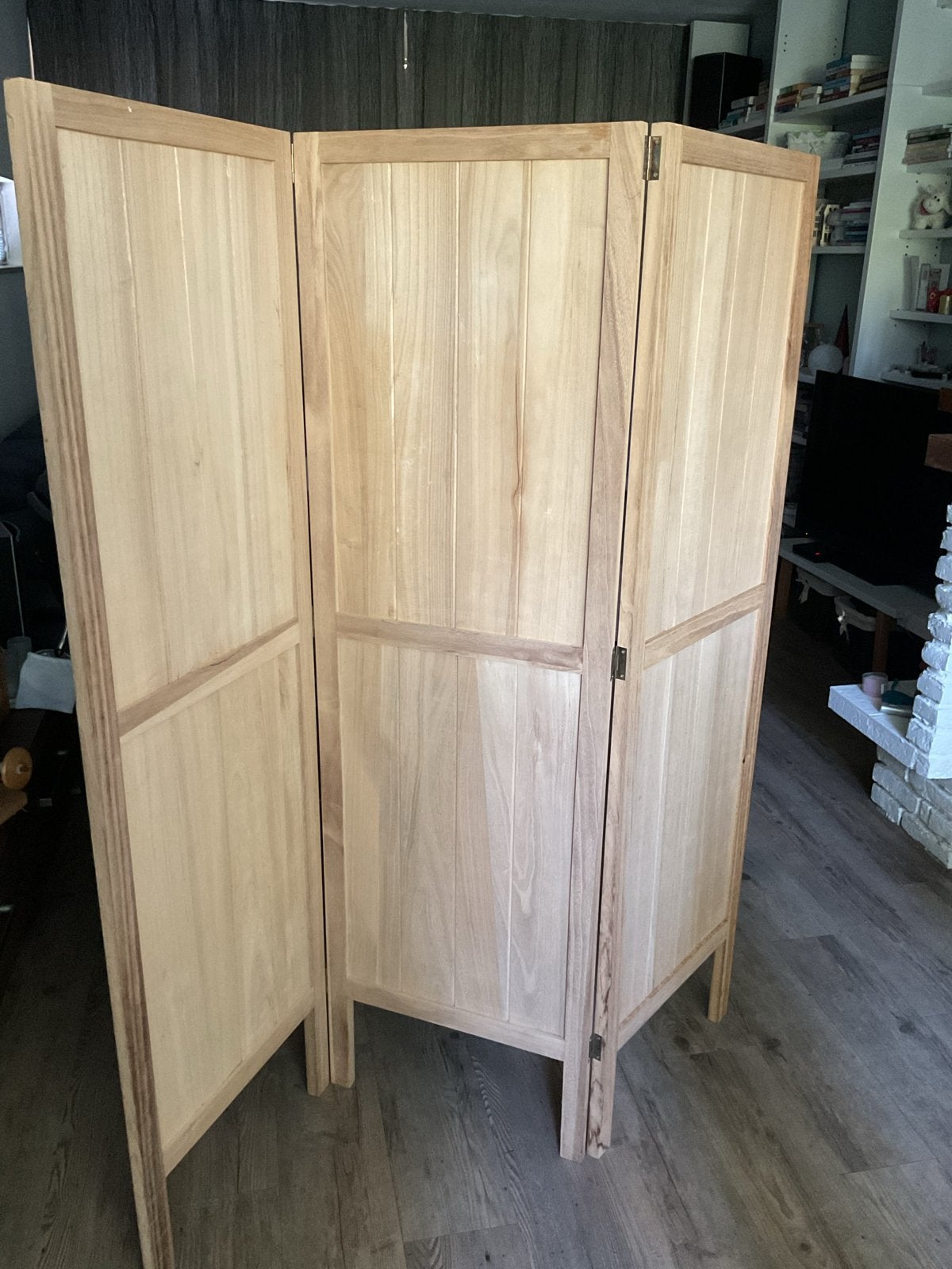 Houten Kamerscherm - 3 Panelen, Ophalen, Gebruikt