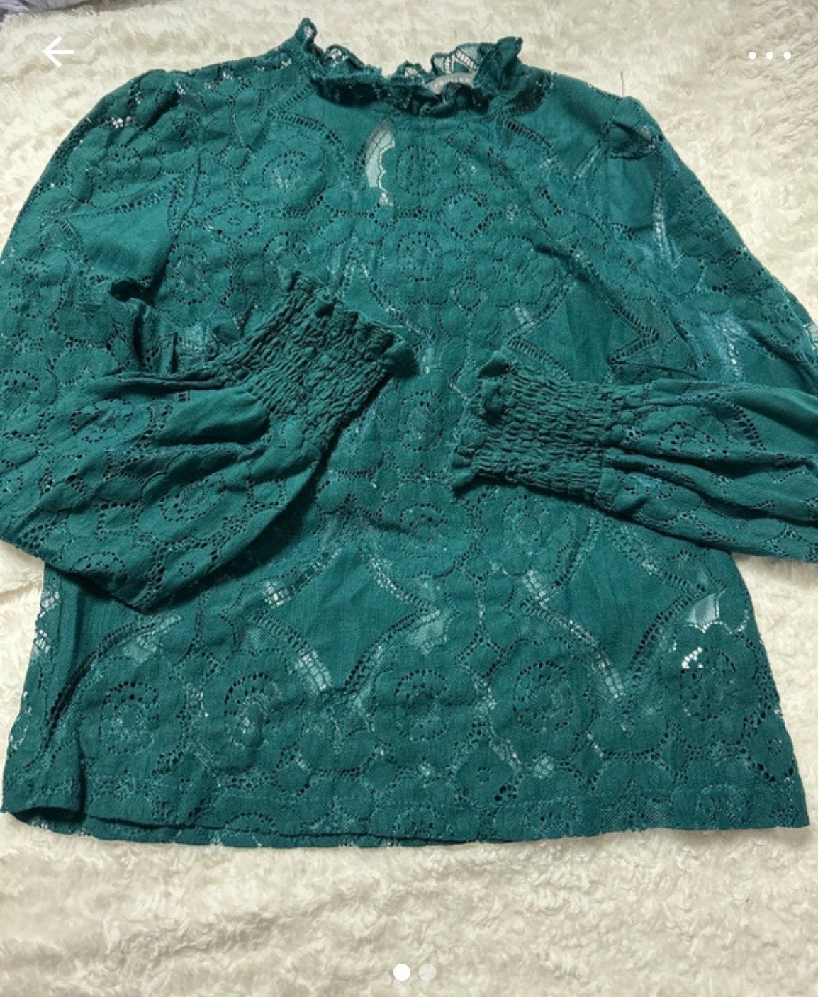 Primark Dames Blouse Maat S - Donkergroen Katoen, Ophalen of Verzenden, Zo goed als nieuw, Maat 36 (S), Groen