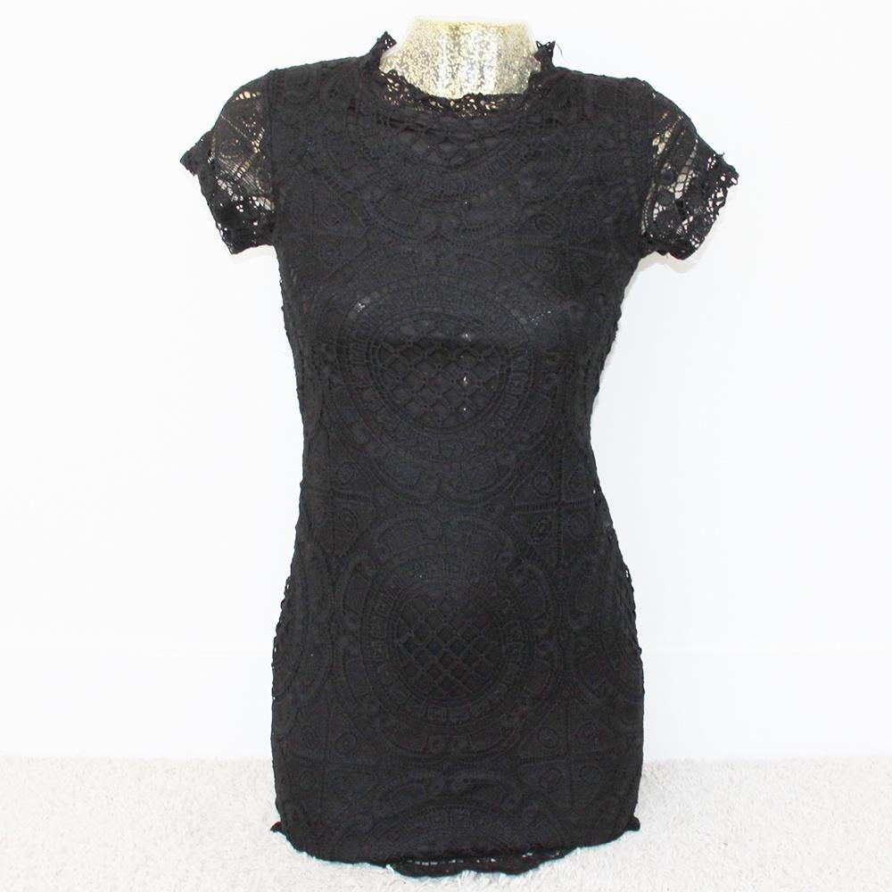 Prachtig Kanten Noemi Kent Jurkje - 95 (M) € 20,-, Kleding | Dames, Maat 38/40 (M), Noemi Kent, Zwart, Ophalen of Verzenden