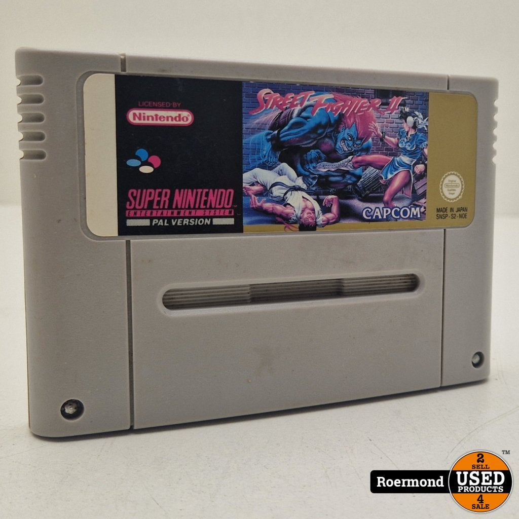 SNES Street Fighter II  Retro Game, Nintendo, Gebruikt, Support@nintendo.com, 11-1 Hokotate-cho, Kamitoba, Minami-ku
Kyoto 601-8501
Japan