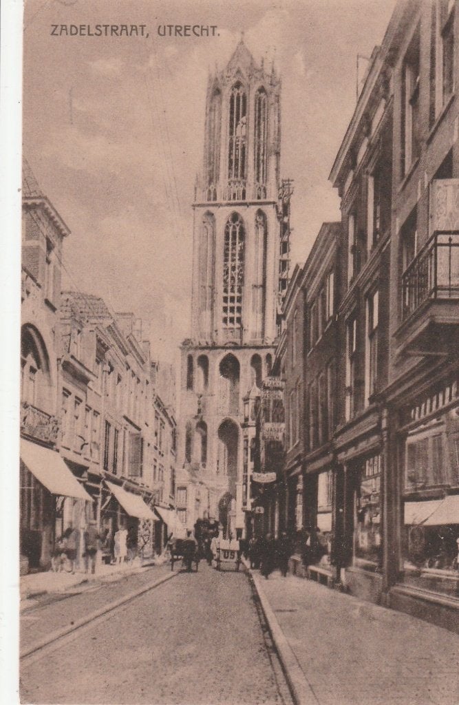 utrecht- zadelstraat 1928, Ophalen of Verzenden, 1920 tot 1940, Utrecht