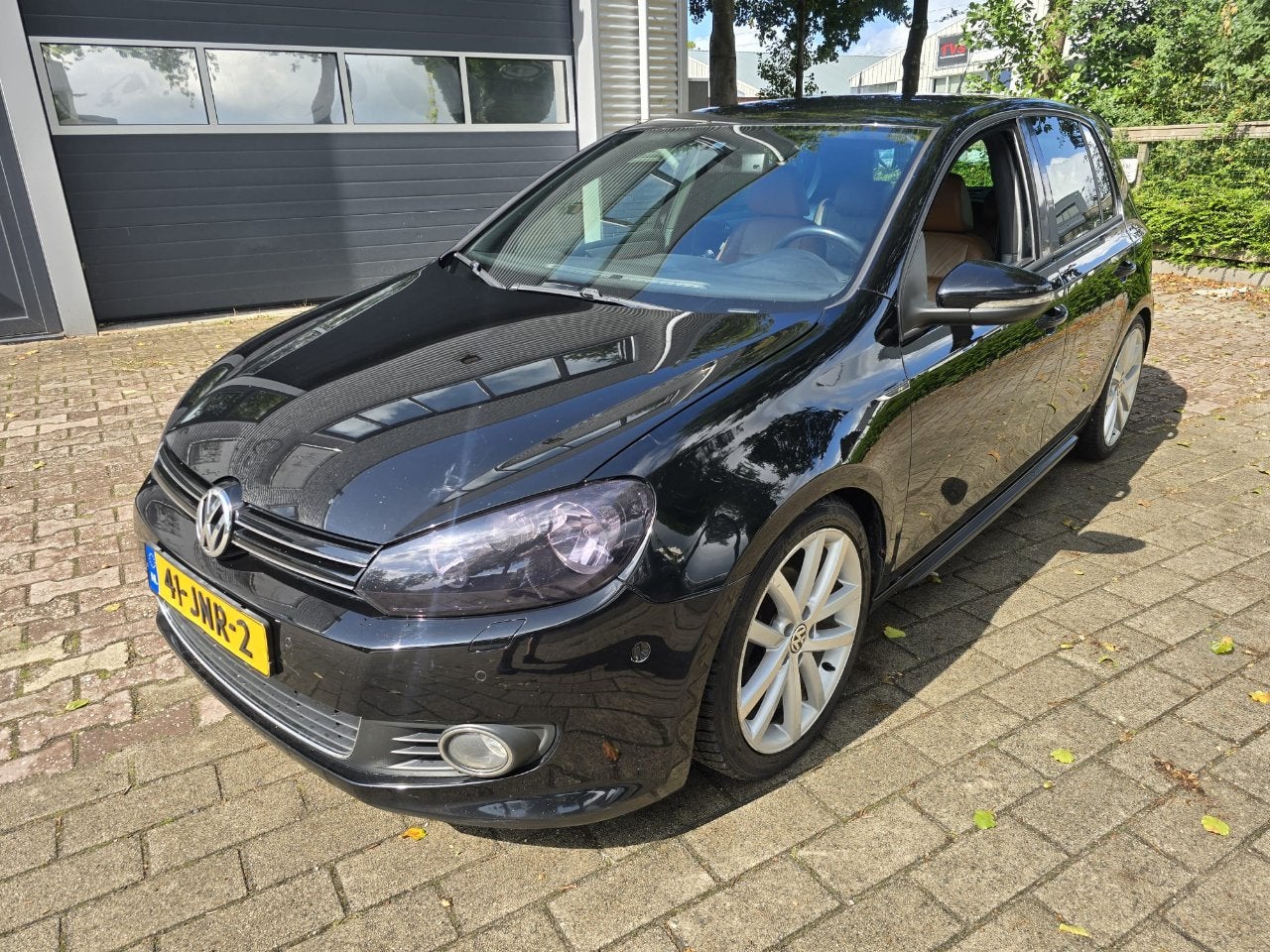 Volkswagen Golf 1.4 TSI R UITVOERING DSG LEER (bj 2009), Automaat, Gebruikt, Parkeersensor, Bedrijf