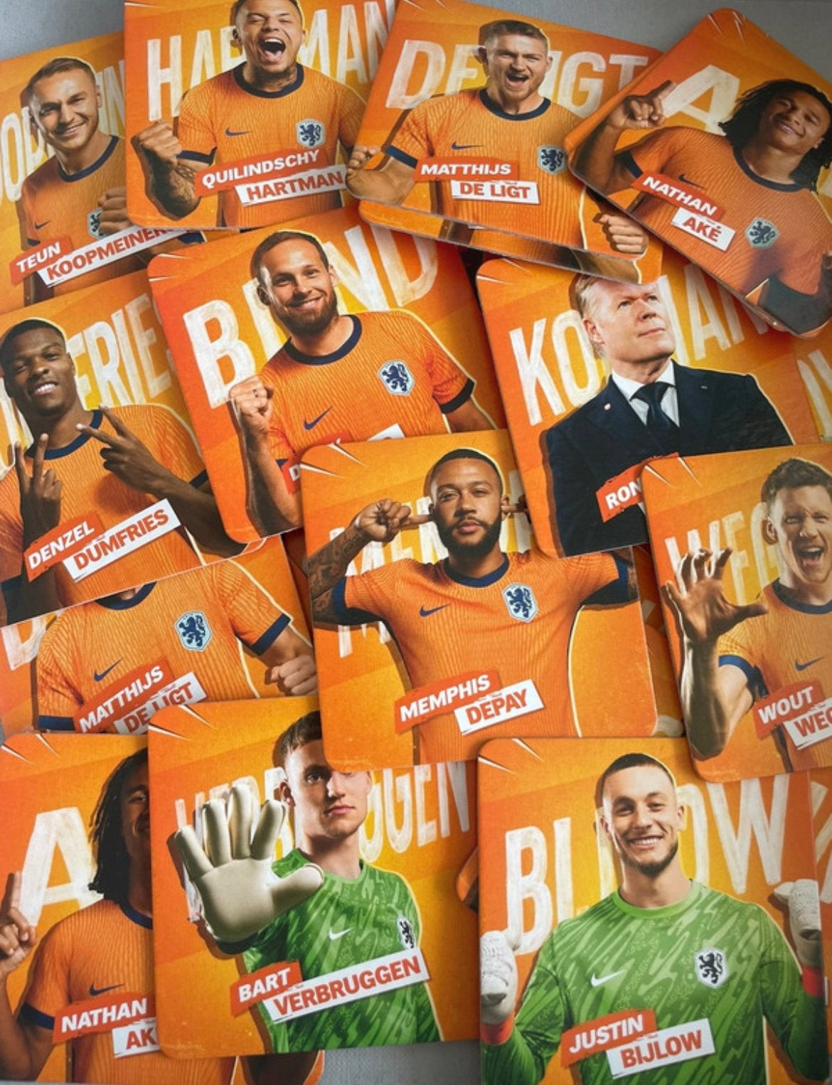 Nederlands elftal, Ophalen of Verzenden, Zo goed als nieuw, Spelerskaart