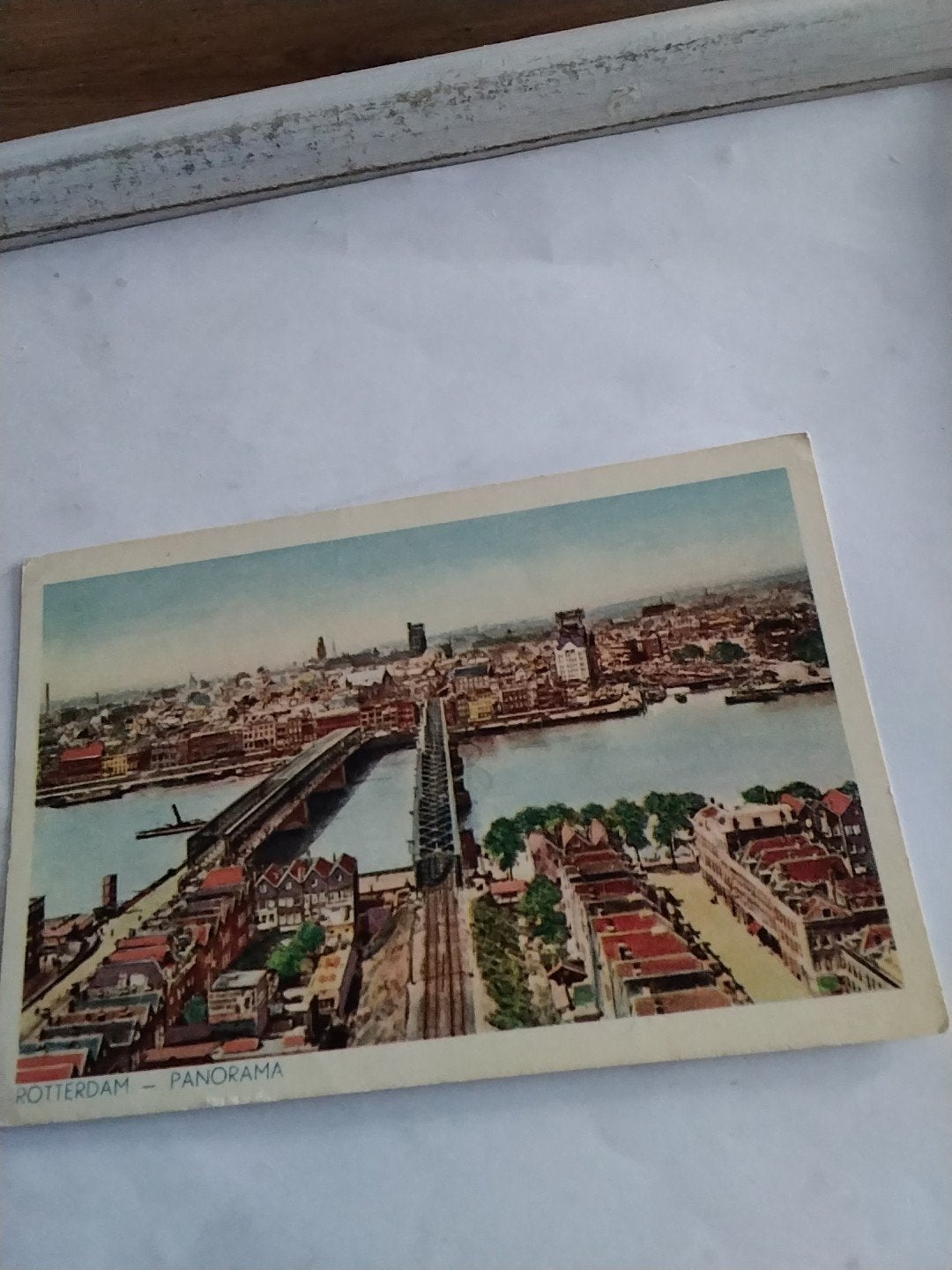 Ansichtkaart Rotterdam - Panorama (jaren '40-'60), Ophalen of Verzenden