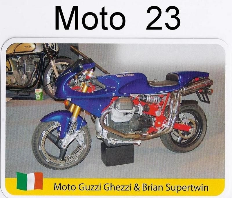 Kw23 motorkaart moto guzzi ghezzi ; brian supertwin, Ophalen of Verzenden, Zo goed als nieuw, Auto's