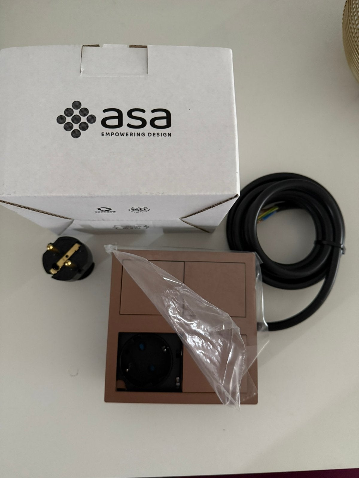 ASA wandcontactdozen, Doe-het-zelf en Verbouw, Ophalen, Nieuw