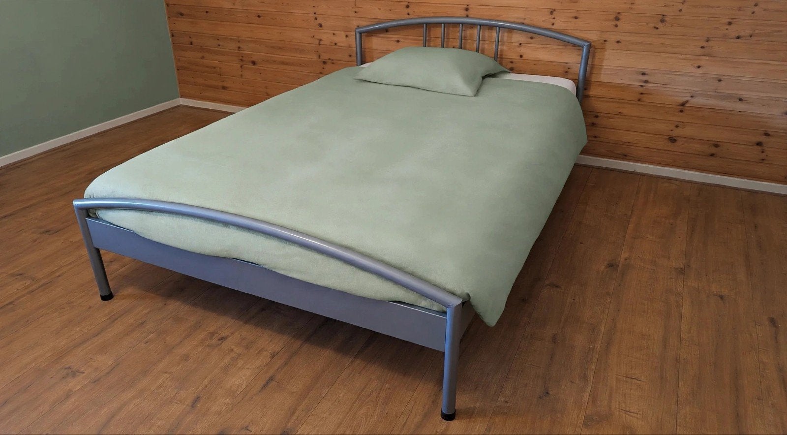 Tweepersoonsbed inclusief matras en lattenbodem, Ophalen, Tweepersoons, 140 cm, Zo goed als nieuw