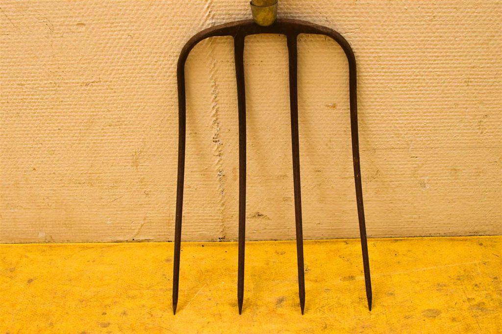 4 Tand Hooivork 50654, Tuin en Terras, Hand-tuingereedschap, Ophalen of Verzenden, Gebruikt, Onkruidsteker
