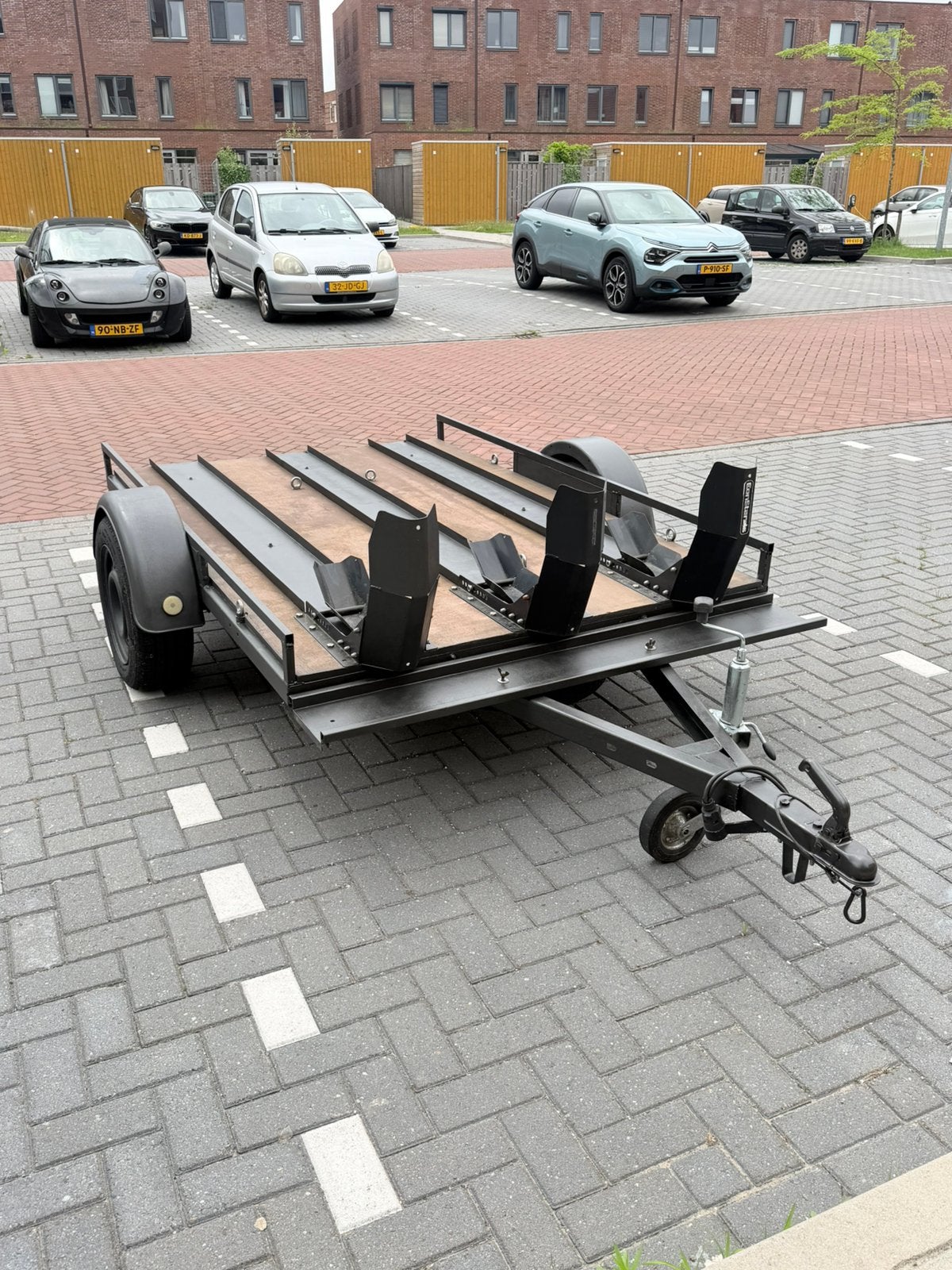 Te Huur: Motoraanhanger/Motortrailer/Scooteraanhanger, Ophalen of Verzenden