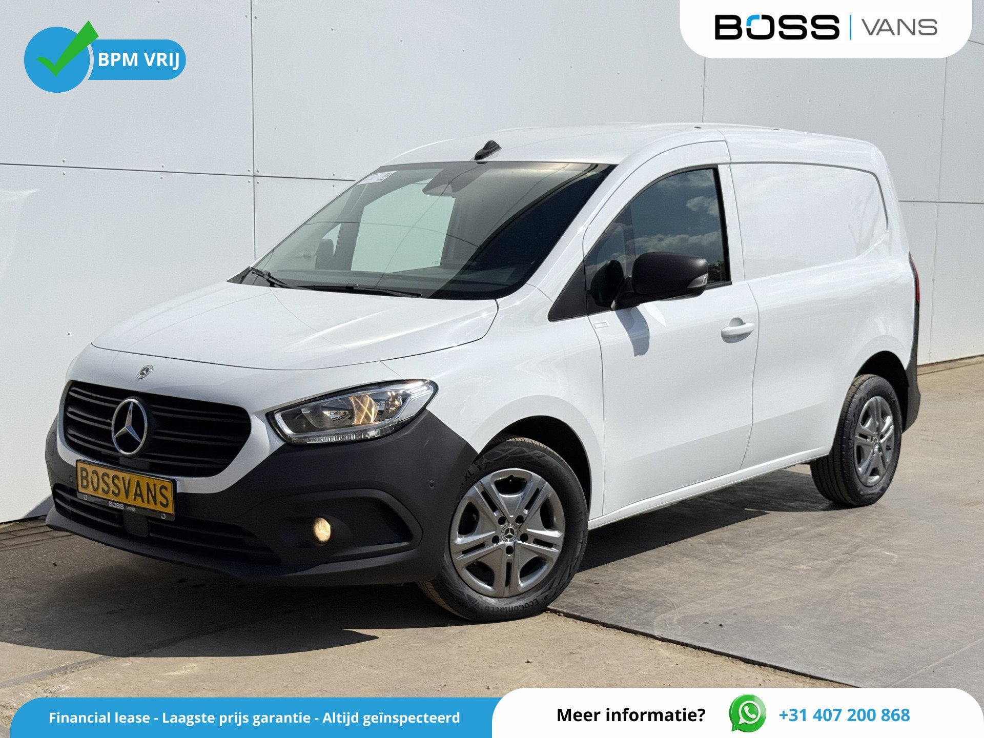 Mercedes-Benz Citan 110 CDI L1 Pro Automaat L1 Airco Carplay, Auto's, Bestelauto's, Stof, Gebruikt, Zwart, 4 cilinders