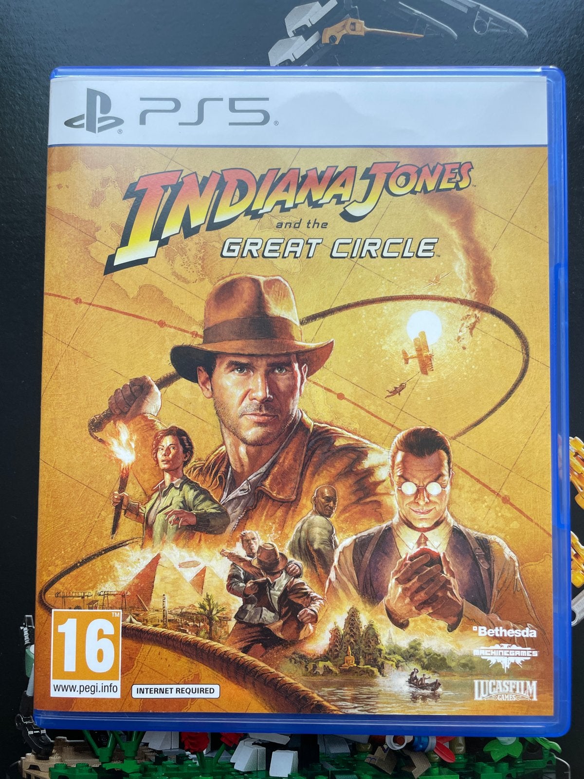 Indiana Jones and the Great Circle PS5, Online, 1 speler, Zo goed als nieuw, Vanaf 16 jaar