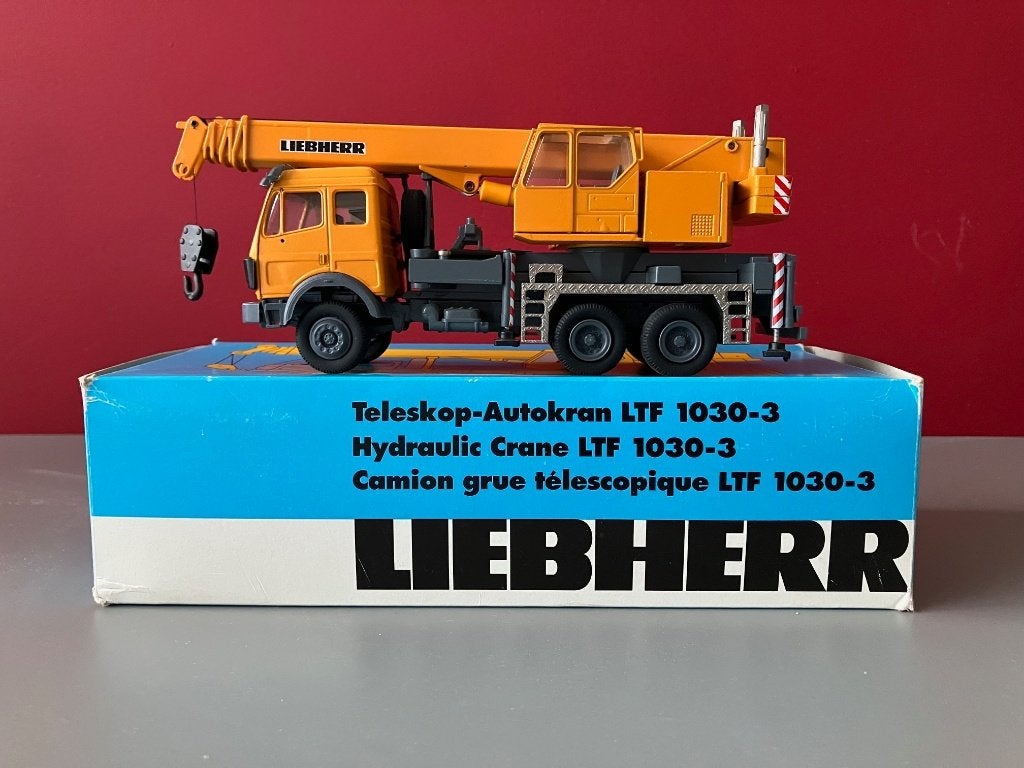 Conrad Liebherr Hydr. telesc. Crane LTF 1030-3, Ophalen of Verzenden, Zo goed als nieuw, Hijskraan, Tractor of Landbouw, Conrad