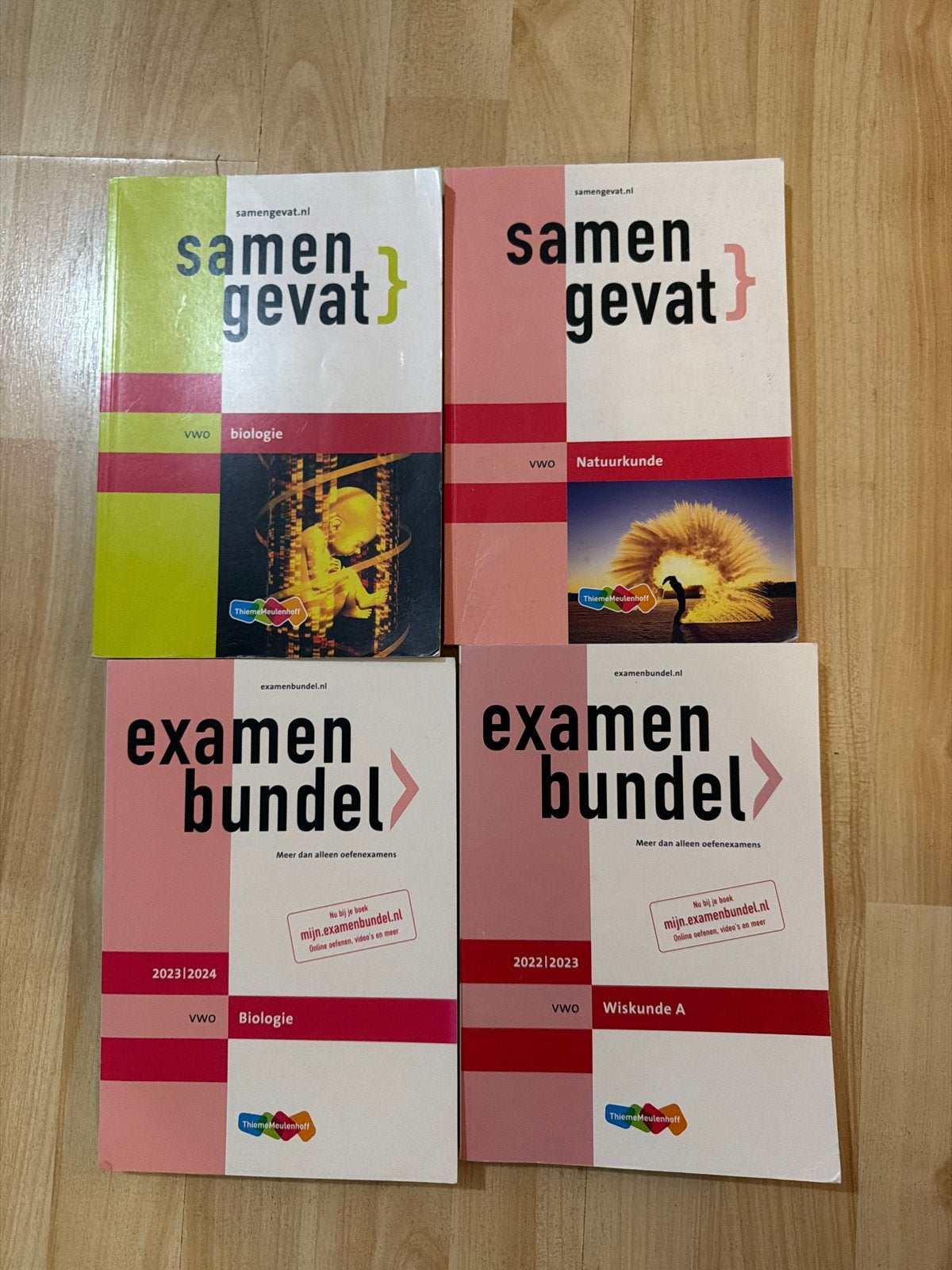 Samengevat & Examenbundel VWO Biologie, Natuurkunde, Wiskund, Boeken, Schoolboeken, Ophalen of Verzenden, Zo goed als nieuw, VWO