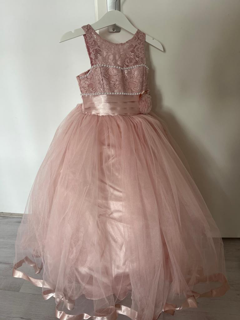 Prachtige Roze Galajurk voor Meisjes 3/4 jaar oud, Kleding | Dames, Ophalen of Verzenden, Nieuw, Roze, Bruidsmeisjeskleding