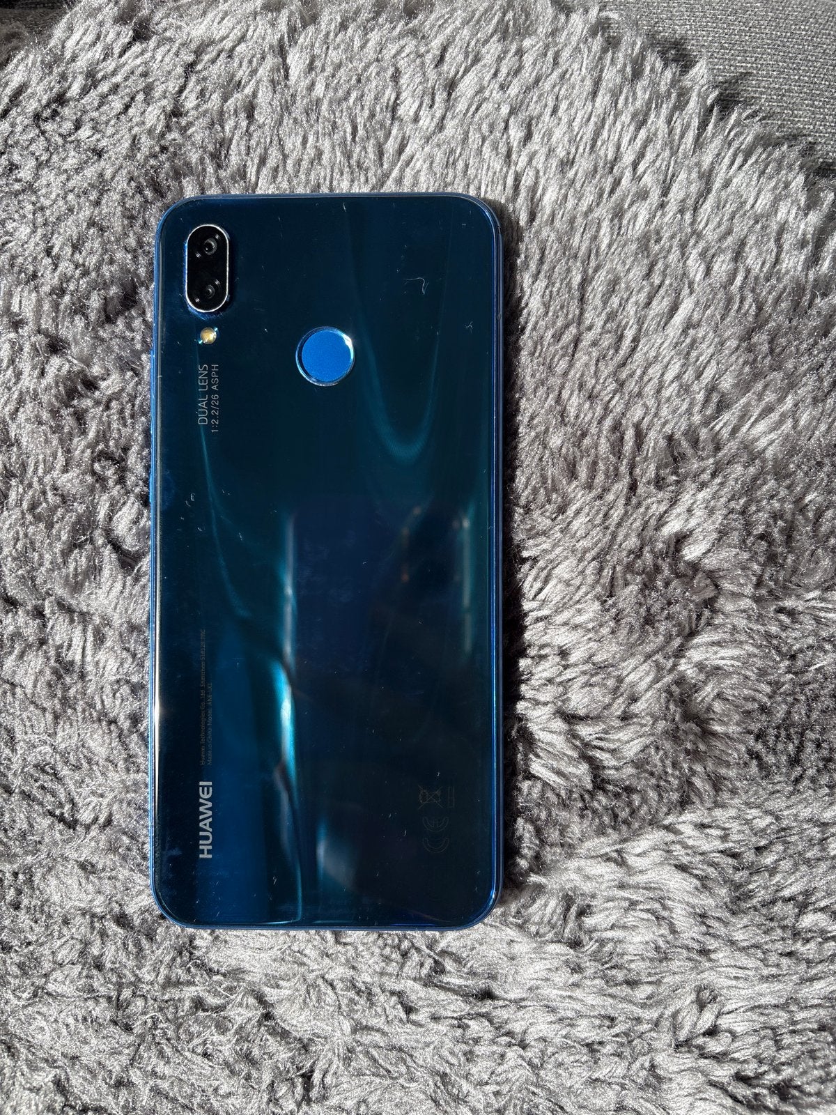 Huawei P20 Lite - Blauw - Zo goed als nieuw, Telecommunicatie, Mobiele telefoons | Huawei, Ophalen, Blauw, Touchscreen, Zo goed als nieuw