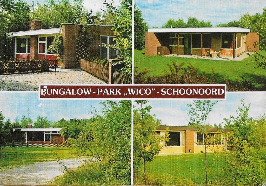 Schoonoord bungalowpark wico gelopen ansichtkaart ( a582), Verzamelen, Ophalen of Verzenden, 1980 tot heden, Gelopen