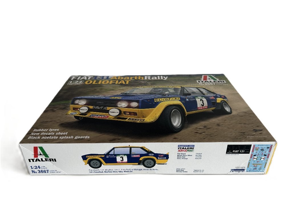 Italeri FIAT 131 Abarth Rally OLIO FIAT 1/24 ITA-3667 nieuw, Hobby en Vrije tijd, Verzenden, Groter dan 1:32, Nieuw, Italeri