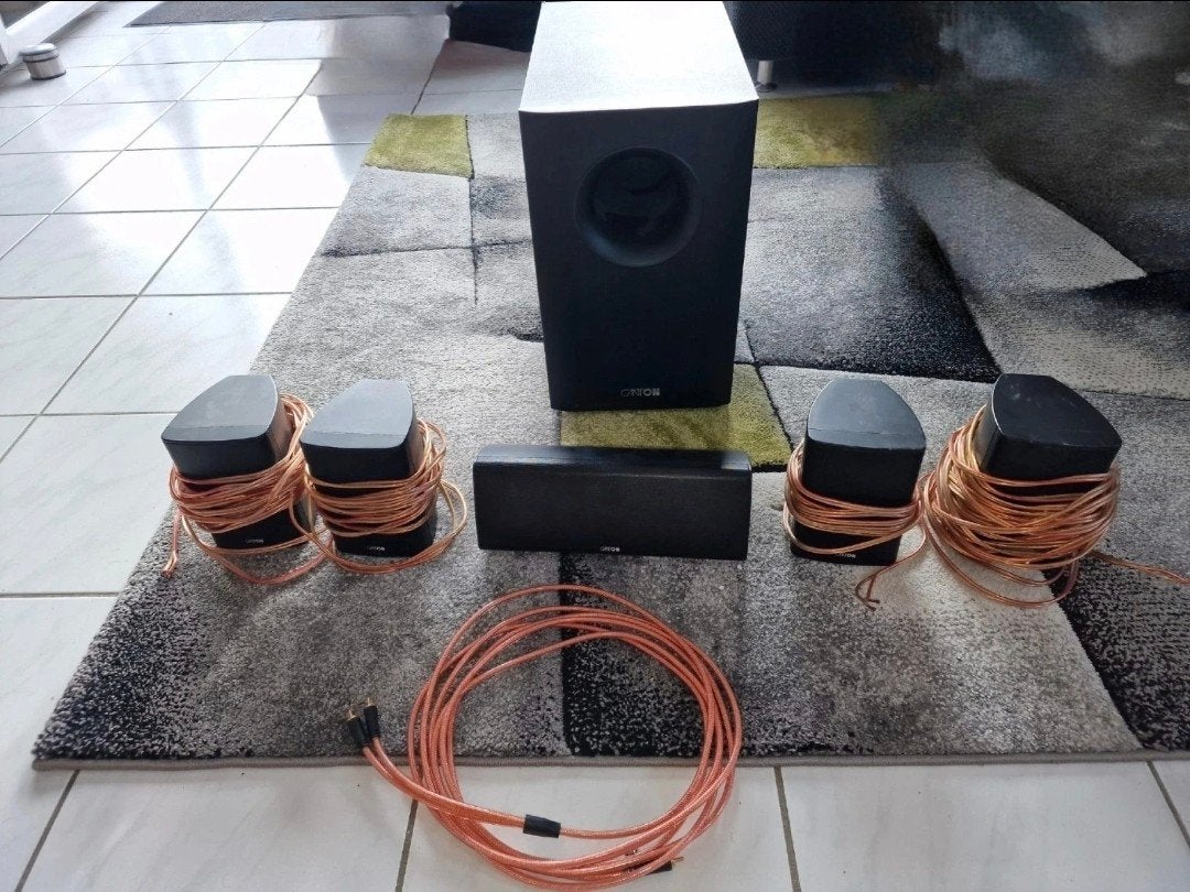 Canton Heimkino-System 5.1 met Subwoofer, Gebruikt, 70 watt of meer, 5.1-systeem, Overige spelers