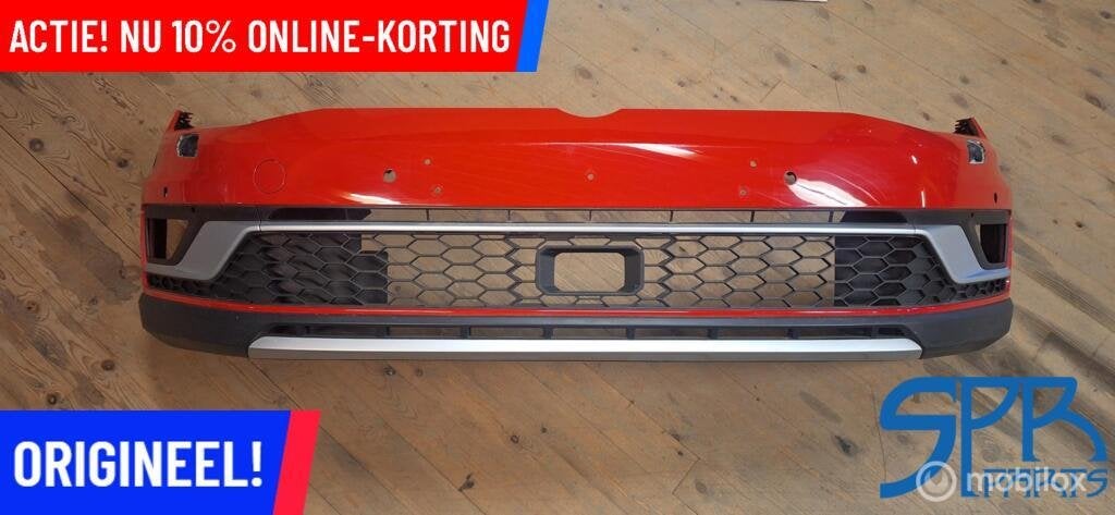 GOLF 7 VII ALLTRACK Voorbumper LY3D 6X PDC KOPLAMPSPROEIERS, Nieuw, Ophalen of Verzenden, Bumper, Volkswagen