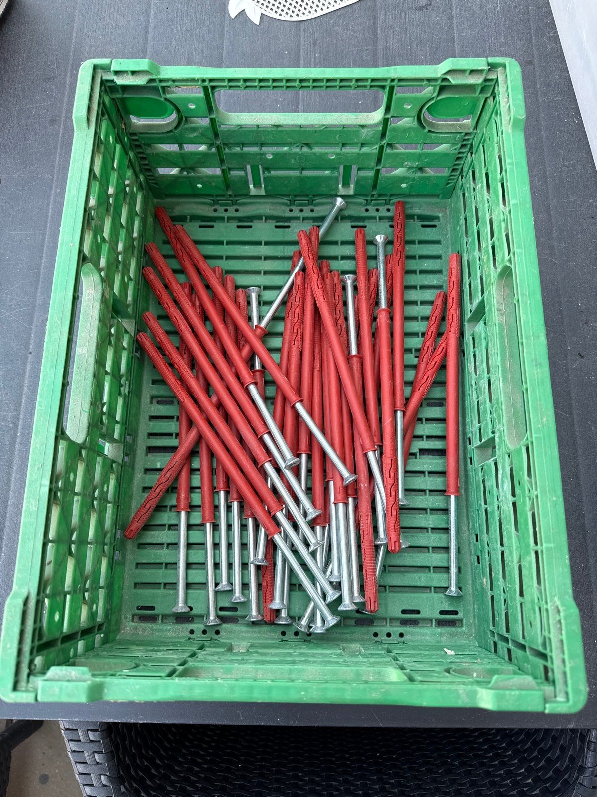 Fischer pluggen met schroeven - HRD 10-200 32 stuks, Ophalen of Verzenden, Zo goed als nieuw, 100 tot 250 mm, Pluggen