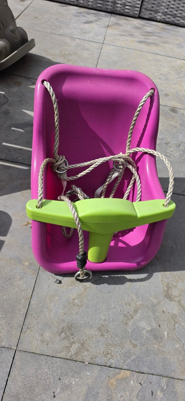 Roze babyschommel voor buiten, Kinderen en Baby's, Ophalen, Gebruikt, Schommel