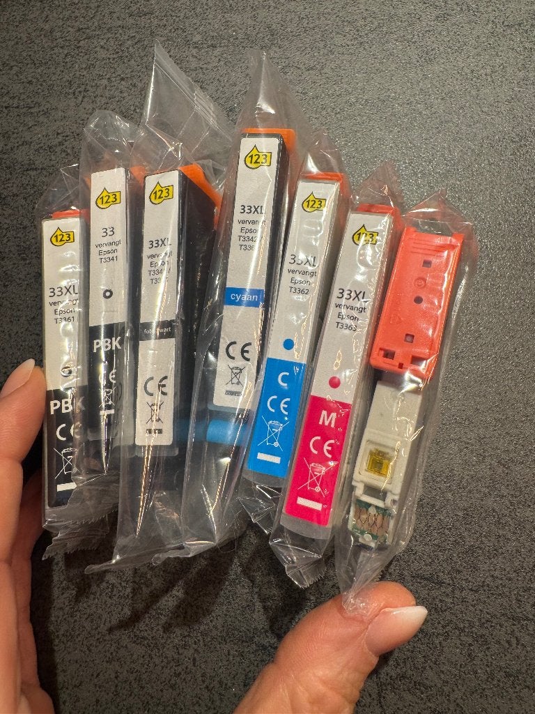 Epson cartridge 33 serie 123inkt, Ophalen of Verzenden, Nieuw, Cartridge, Epson