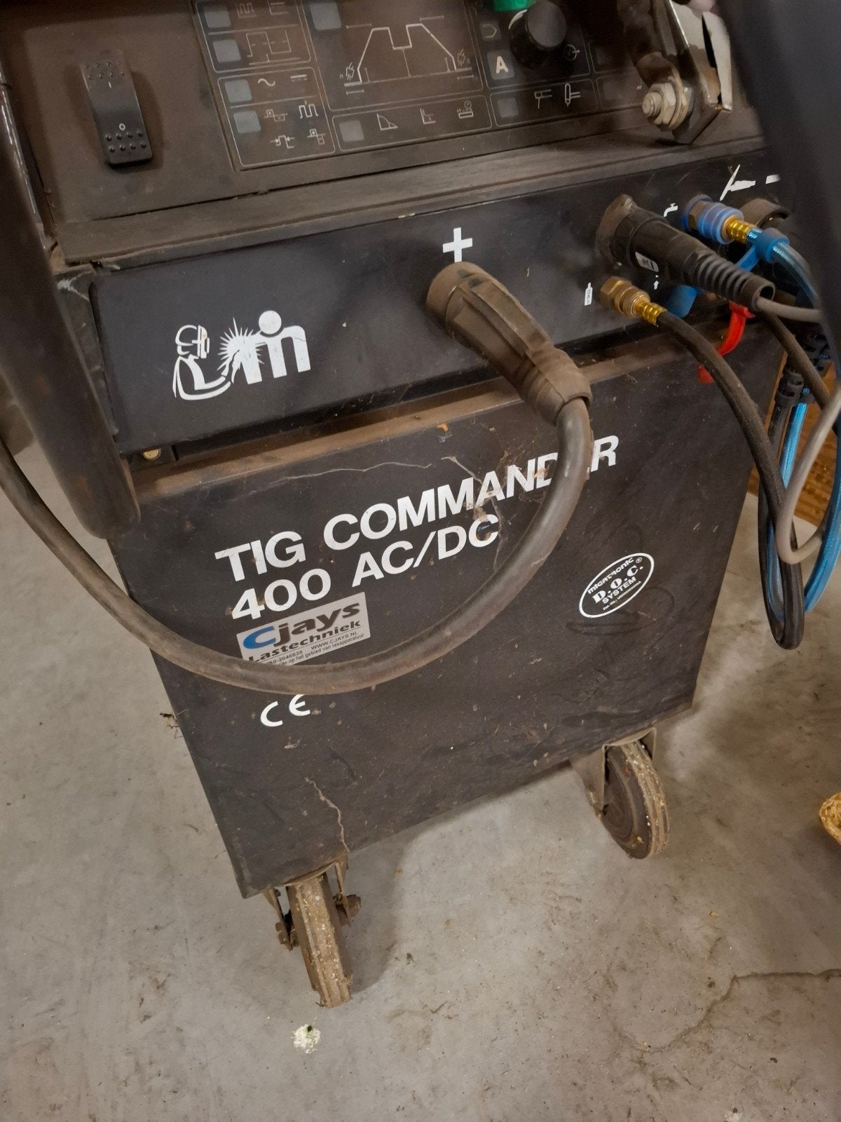 Migatronic TIG Commander 400 AC/DC lasapparaat, Ophalen
