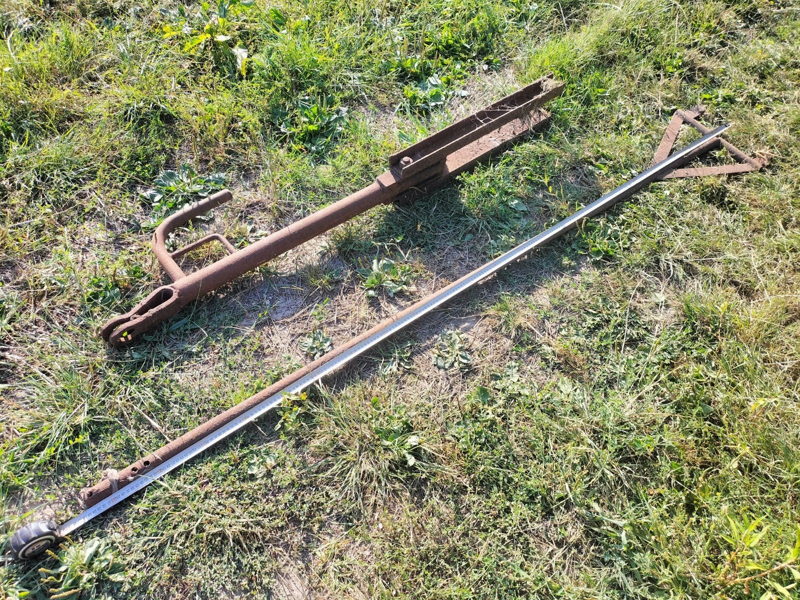 dissel trekboom platte wagen kar, Ophalen, Gebruikt, IJzer