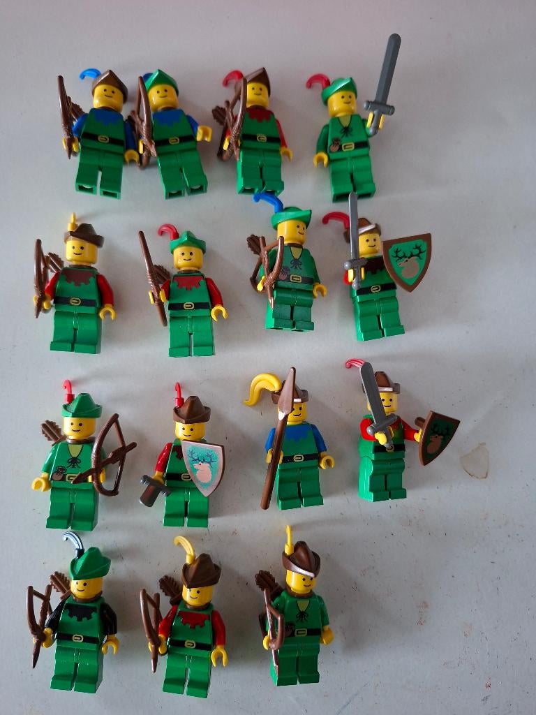 Lego castle ridders forestmen, Lego, Ophalen of Verzenden, Zo goed als nieuw, Minifiguur