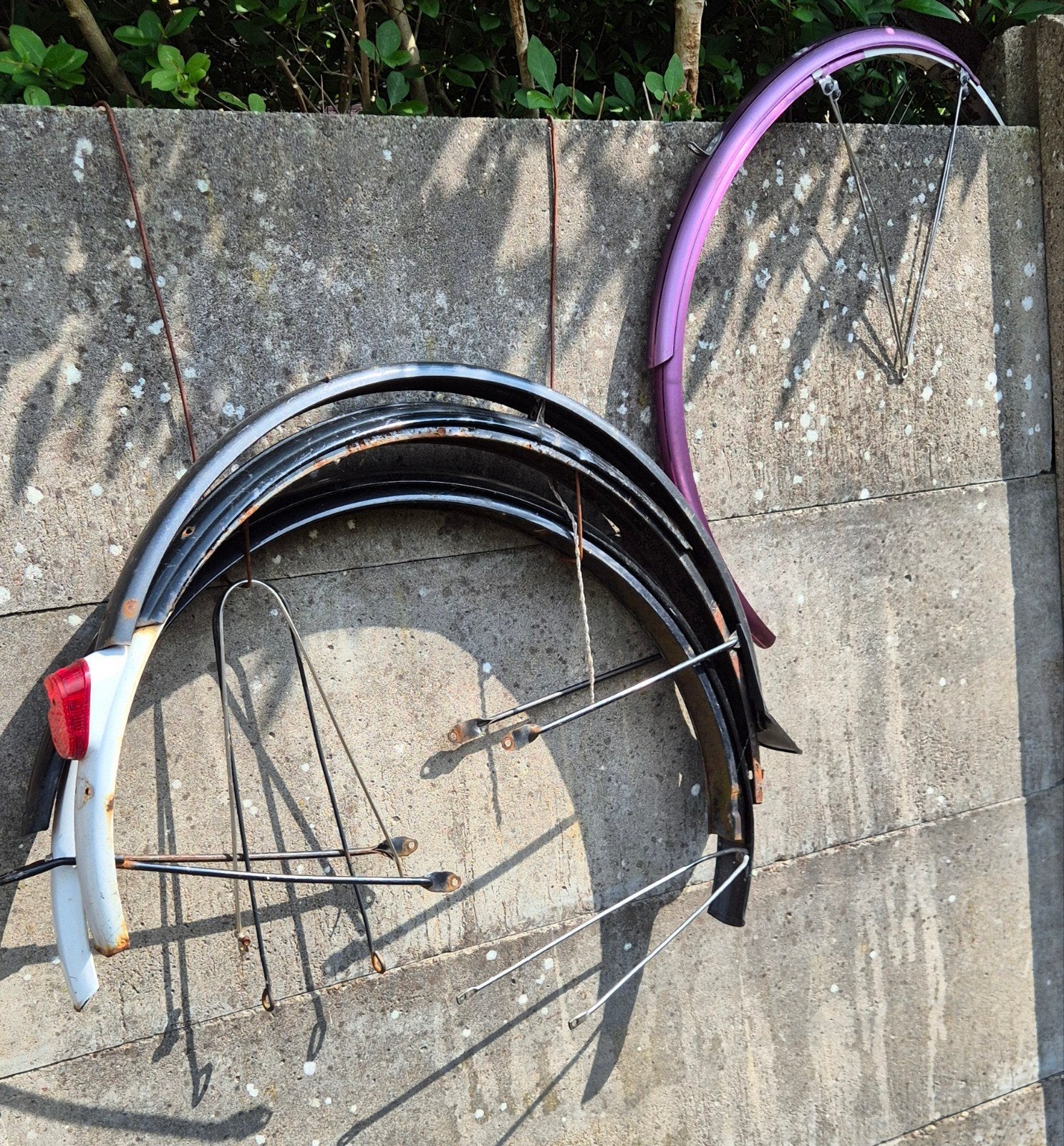 Te koop: partij van 14 verschillende soorten voor- en achter, Fietsen en Brommers, Fietsonderdelen, Ophalen, Kinderfiets, Spatbord