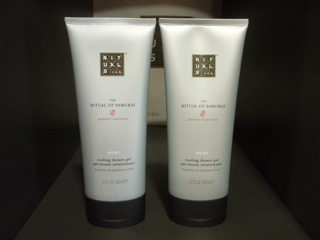 2 Nieuw Rituals Samurai Sport cooling shower gel, ice douche, Ophalen of Verzenden, Nieuw, Bad & Douche