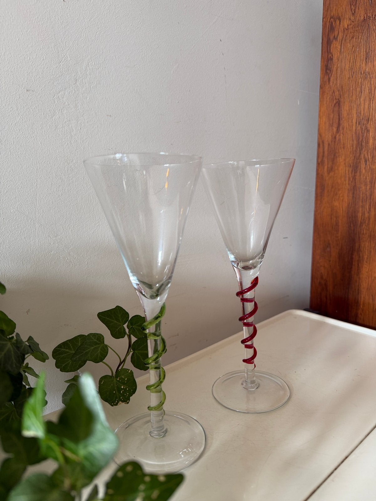 Set van 2 champagne flutes, Antiek en Kunst, Ophalen of Verzenden