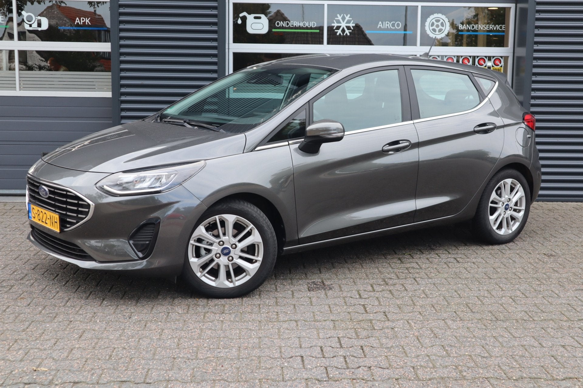 Ford Fiesta 1.0 EcoBoost Hybrid Titanium, Auto's, 125 pk, Gebruikt, Euro 6, Automatische klimaatregeling