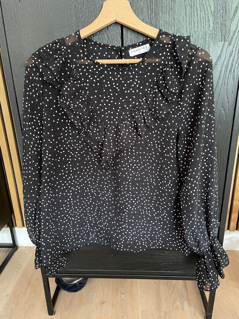 Blouse van Loavies, Zwart, Ophalen of Verzenden, Maat 36 (S), Loavies