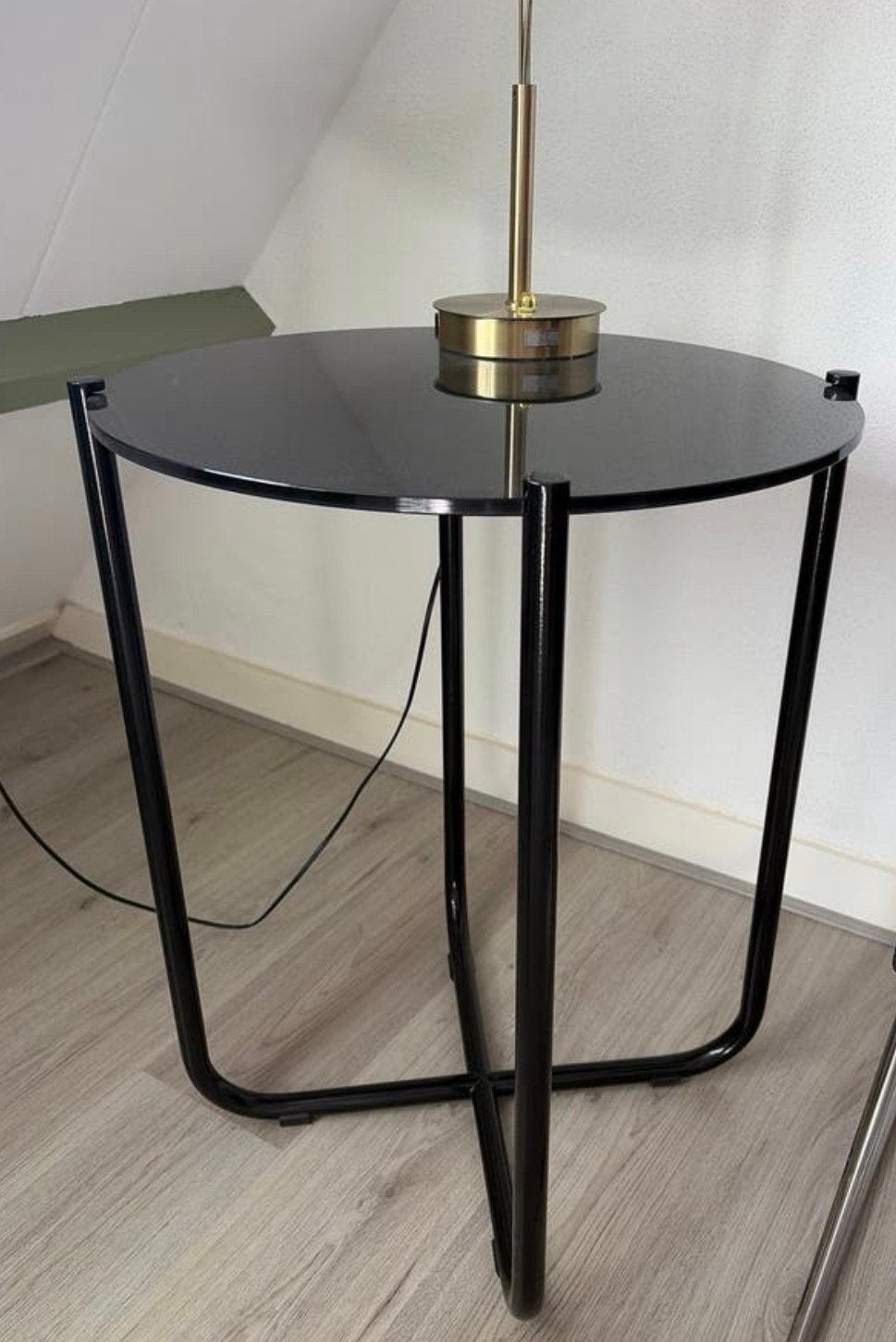 Gispen Today GT 413 - Dutch Originals vintage bijzettafel, Huis en Inrichting, Ophalen, Minder dan 55 cm, Metaal of Aluminium