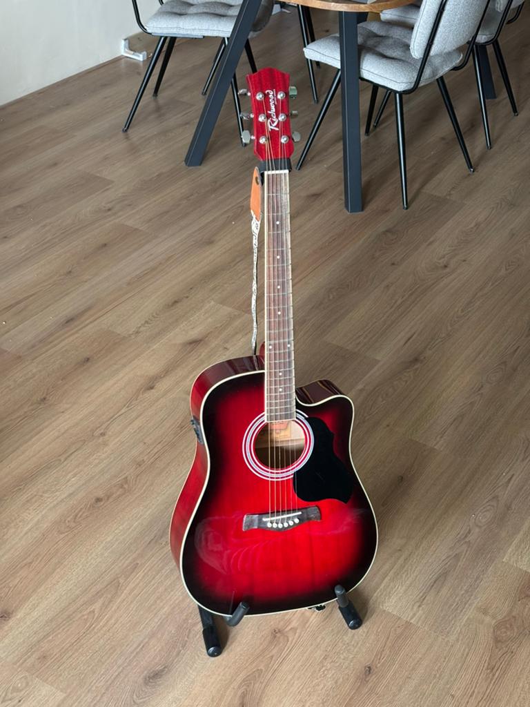 Richwood RD-12-CERS akoestische gitaar, Ophalen, Gebruikt, Western- of Steelstringgitaar, Met (piezo-)element