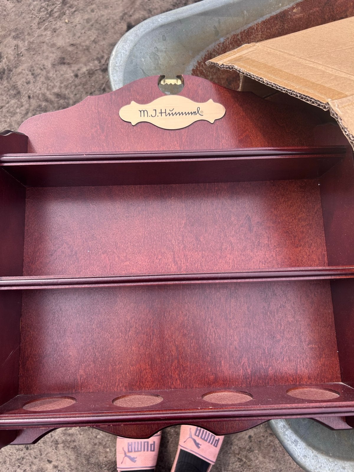Vintage M.J. Hummel wandrekje - Hout, Ophalen, Gebruikt, Bruin, Vintage