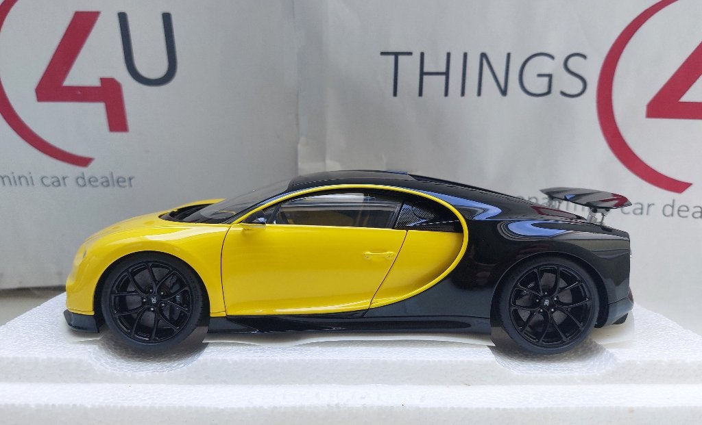 AUTOart 70994 1:18 Bugatti Chiron 2017 geel/zwart nieuw, Hobby en Vrije tijd, Ophalen of Verzenden, Nieuw, Auto, Autoart