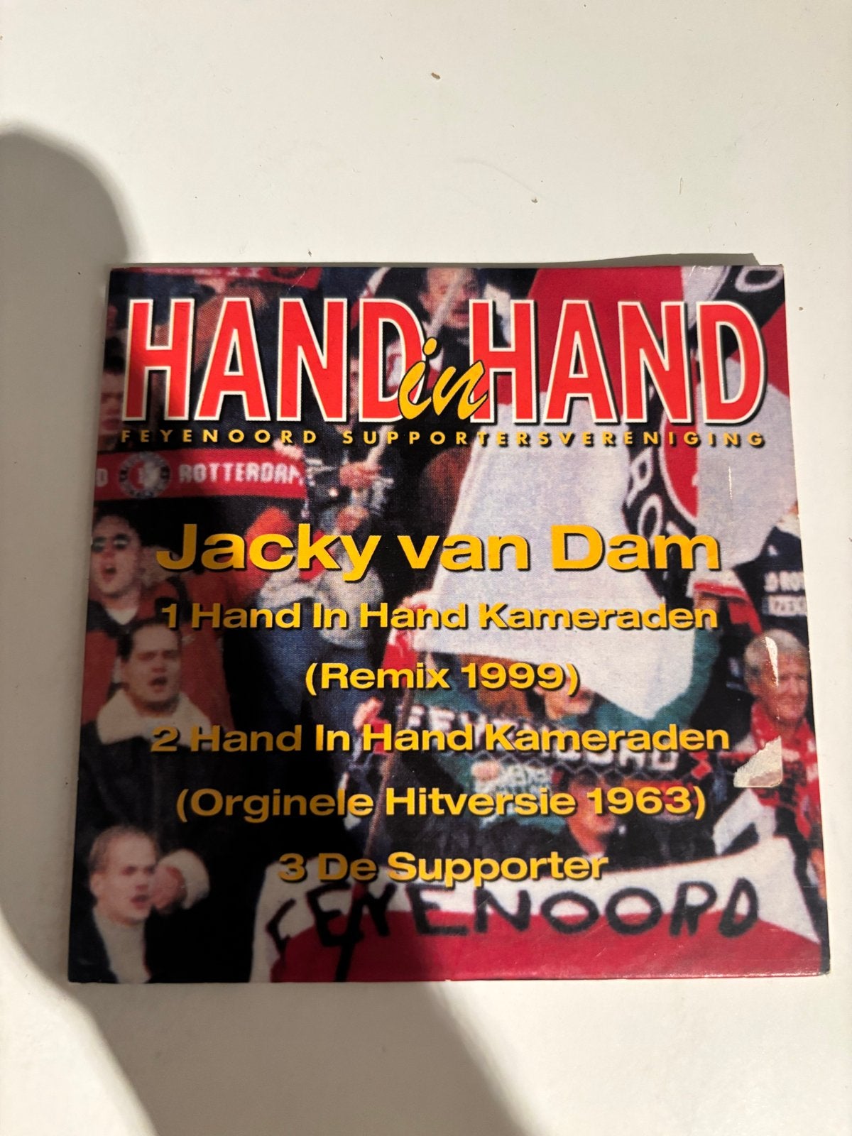 Jacky van Dam - Hand in Hand Kameraden (Feyenoord CD), Ophalen of Verzenden, Overige genres, Single, Inclusief doosje