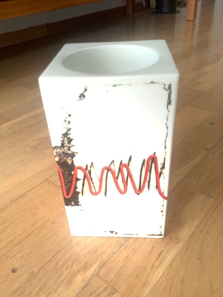 Ma Hui design keramische wijnkoeler champagnekoeler Nieuw, Antiek en Kunst, Ophalen, Meerkleurig, Vaas, 23 cm