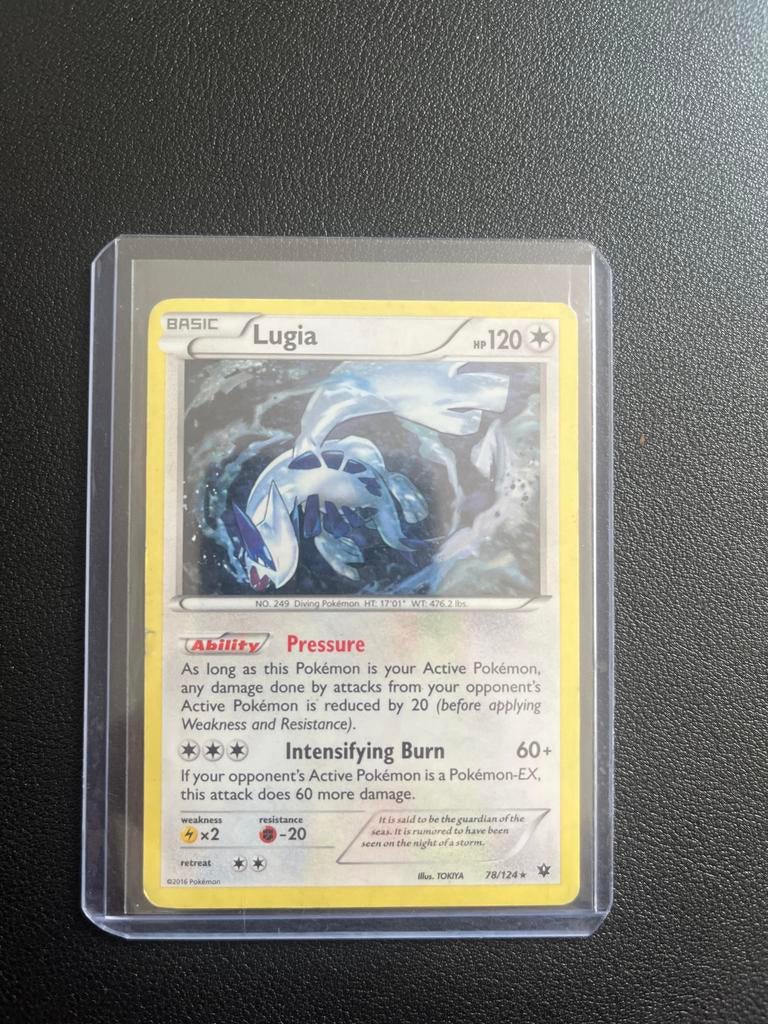 Lugia Pokémon kaart 78/124 - Played conditie, Ophalen of Verzenden, Gebruikt, Losse kaart