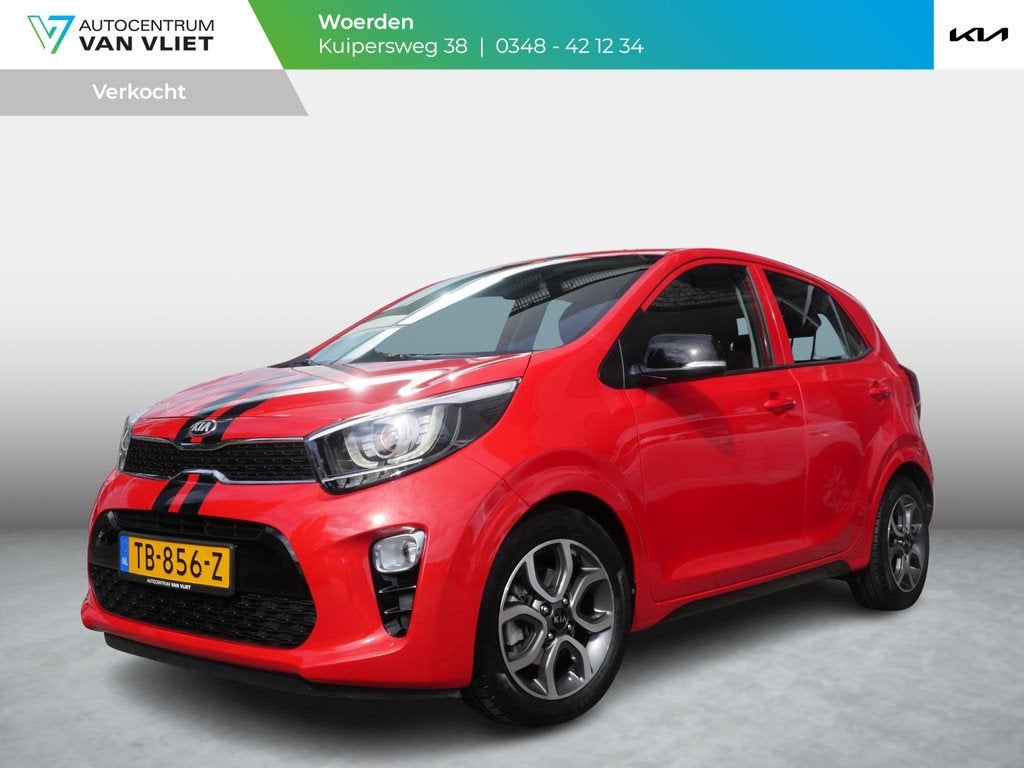Kia Picanto 1.2 CVVT DynamicPlusLine | Automaat | Org NL | C, Auto's, Kia, 12 maanden, Stof, Gebruikt, 4 cilinders