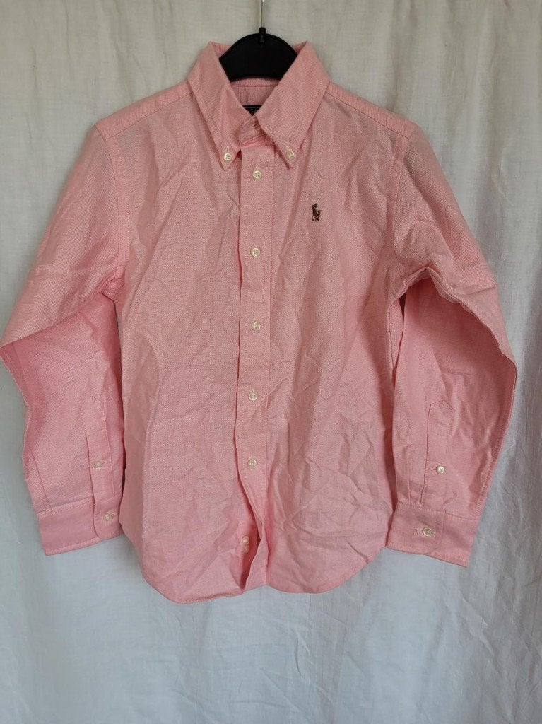 Net roze katoenen overhemd mt 110 merk Polo By Ralph Lauren, ., Overhemd of Blouse, Ophalen of Verzenden, Zo goed als nieuw