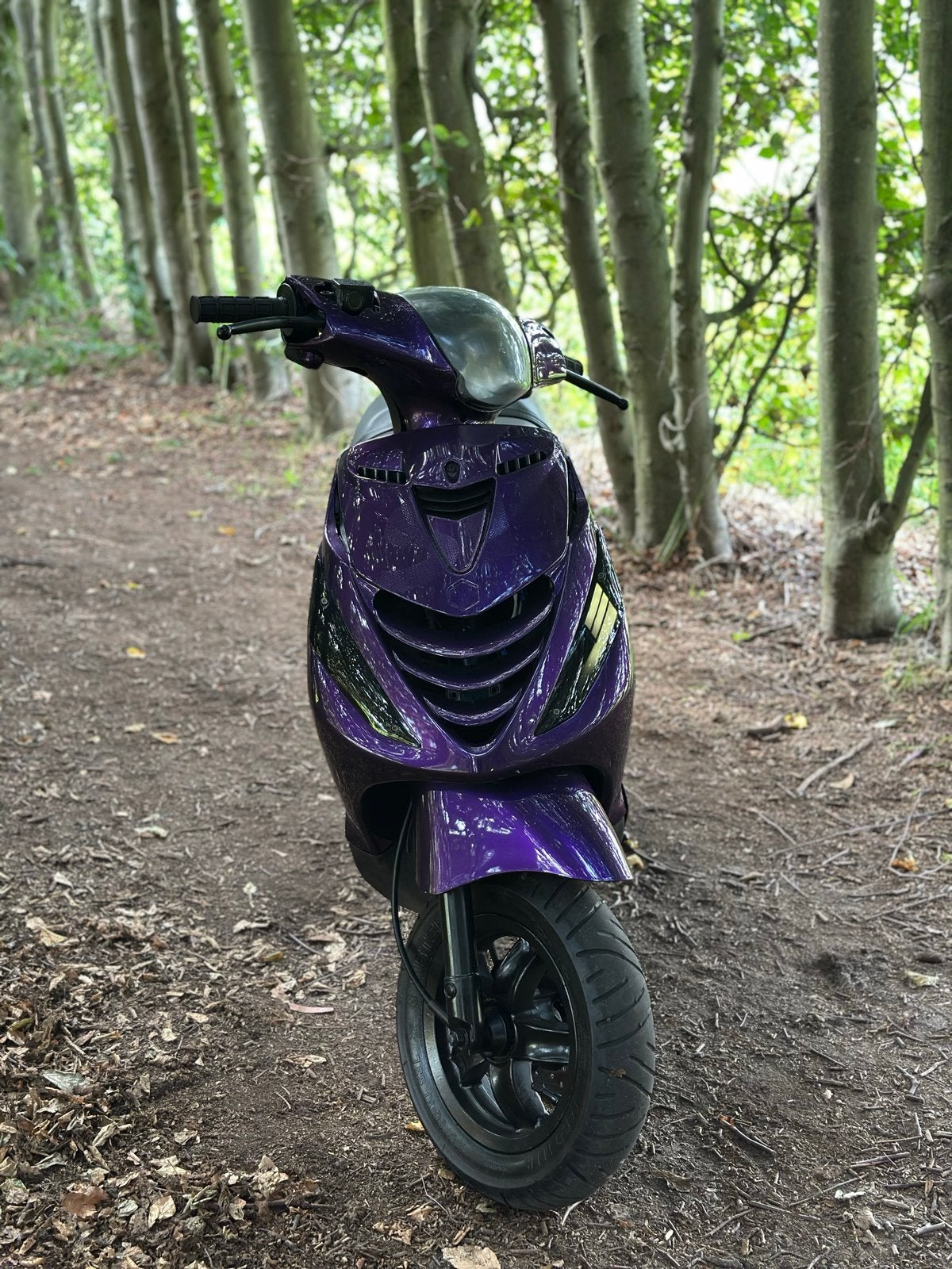 Piaggio Zip 80cc Malossi 2008 - Unieke Paarse Scooter, Gebruikt, Maximaal 45 km/u, Zip, Ophalen of Verzenden