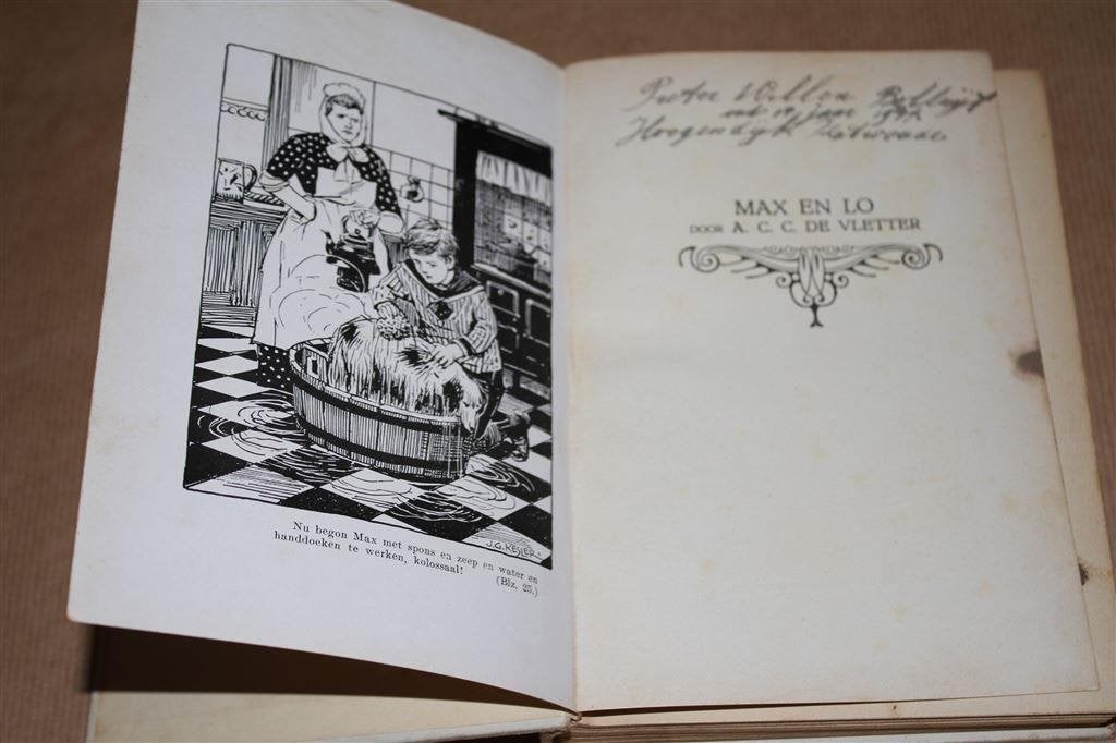 Max en Lo. A.C.C. de Vletter. Kluitman 5e dr. 1931., Boeken, Ophalen of Verzenden, Zo goed als nieuw