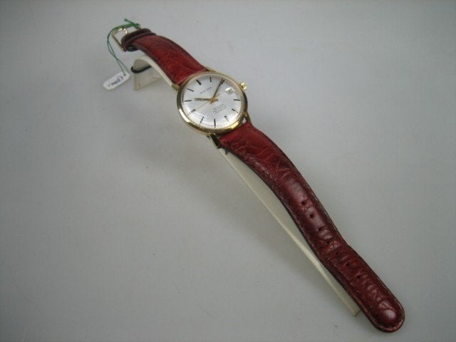 Jaquet - Droz 18 Karaat Zeldzaam Geel goud Horloge 1982, Overige merken, Leer, Verzenden, Polshorloge