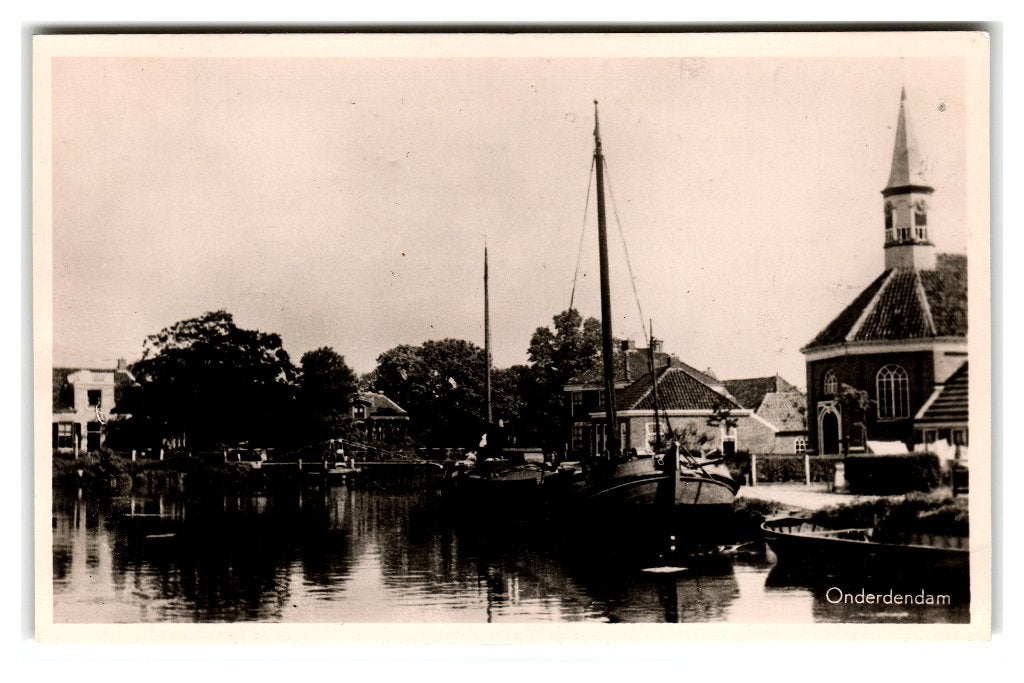 Onderdendam, Verzenden, 1940 tot 1960, Ongelopen, Groningen