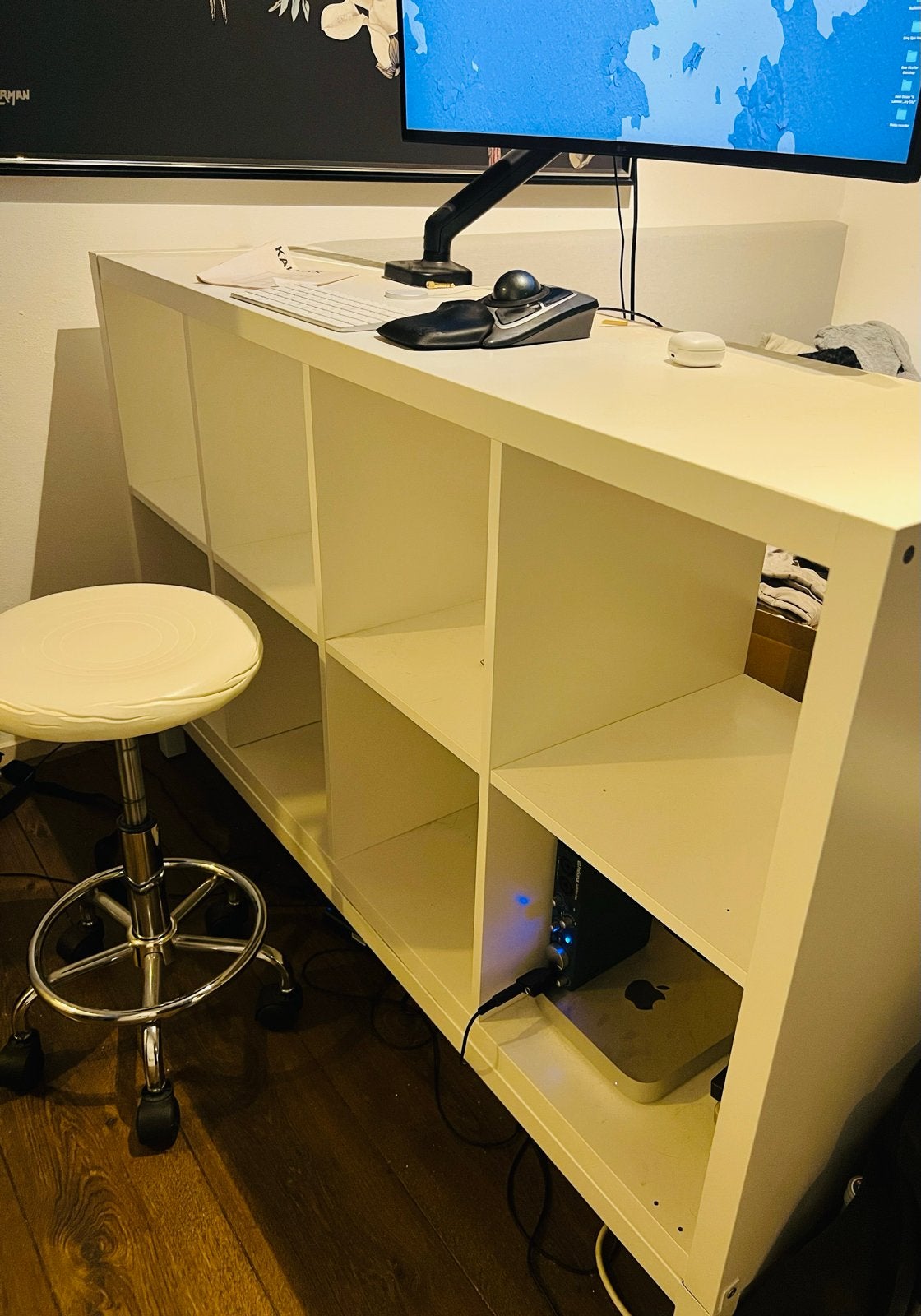 IKEA Kallax Kast + Krukje Set (Ophalen 29-31 Okt), Ophalen, Gebruikt