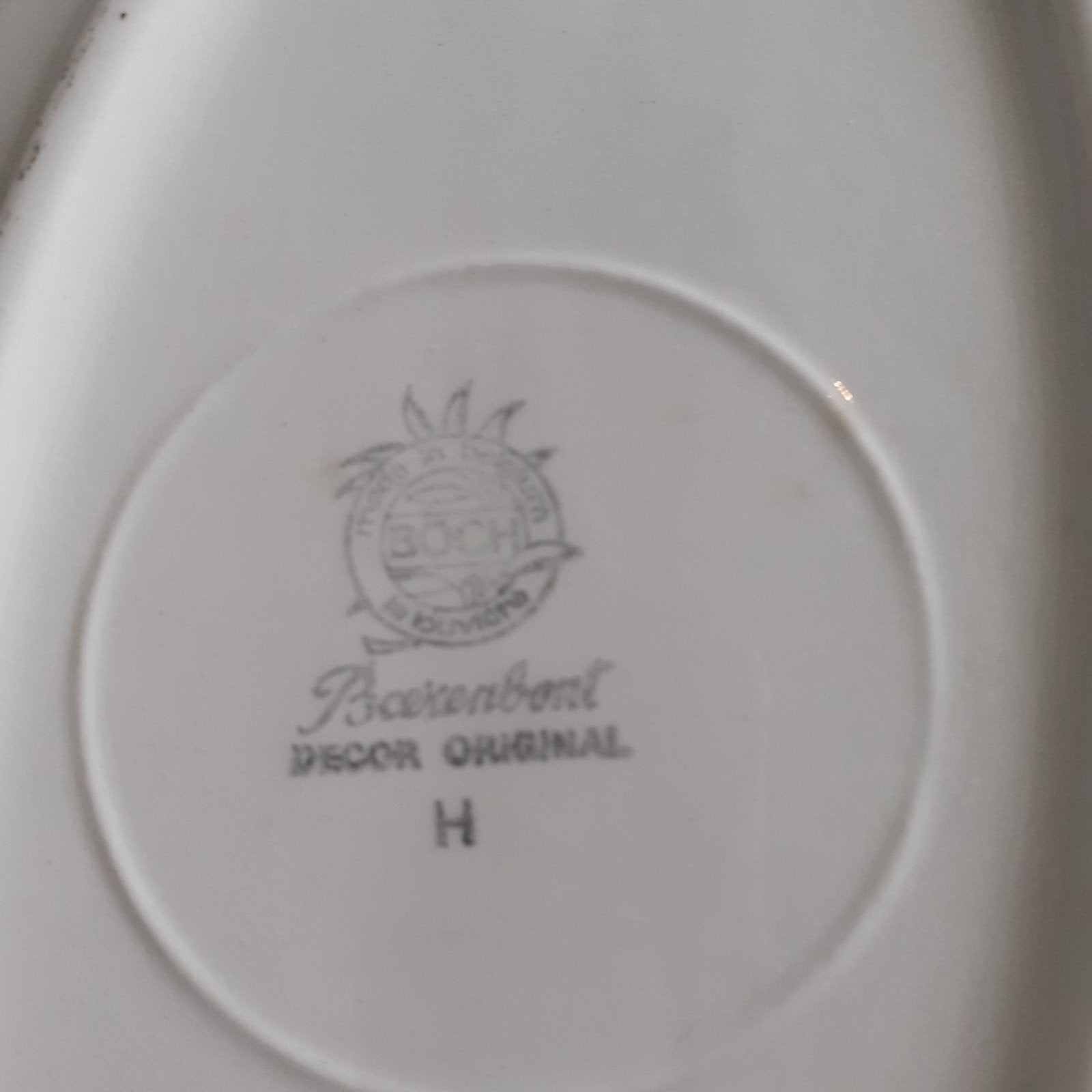 Boch Frères Boerenbont Ovale Schaal - Decor Original, Antiek en Kunst, Ophalen of Verzenden